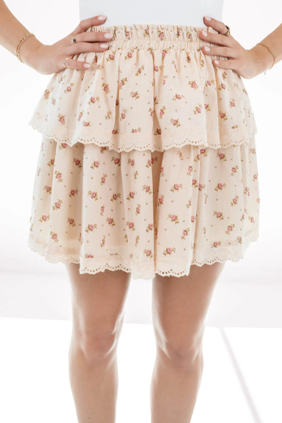 Merry Meadows Skirt - Cream