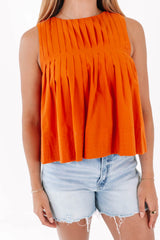 Warm My Heart Top - Orange