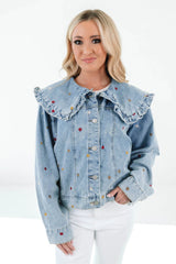 Honest Love Denim Jacket - Denim