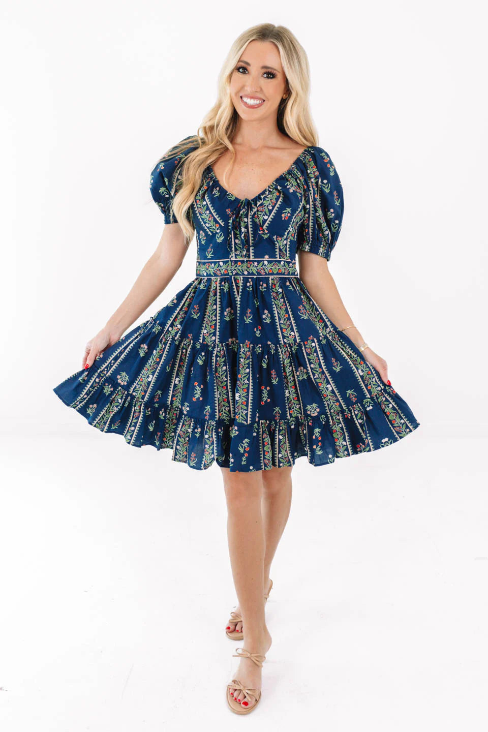 In A Groove Dress - Navy