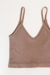 Barely There Tank Top - Espresso