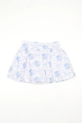 Popping Bubbles Tween Skirt - White/Blue