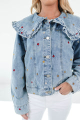 Honest Love Denim Jacket - Denim