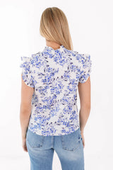 Taking Flight Top - Blue
