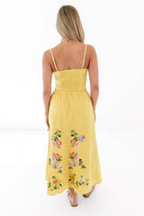 Yellow Iris Crop Top - Yellow