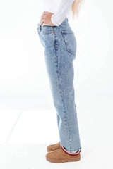 Pistola Charlie High Rise Straight Jeans - Brooks Vintage