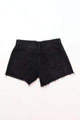 Basic On The Bottom Denim Shorts - Black