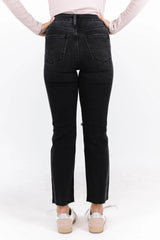 Keep the Momentum Jeans - Washed Black