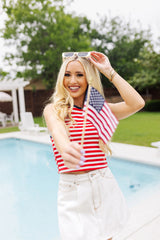 Red White And You Tank Top - Red