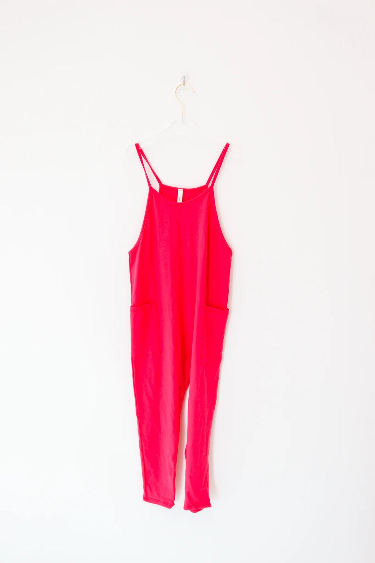 Go To Tween Jumpsuit - Hot Pink