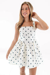 Hits The Spot Dress - Cream