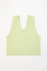 Taking A Walk Tank Top - Neon Lemon