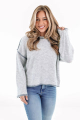 Not What It Seams Sweater - Grey
