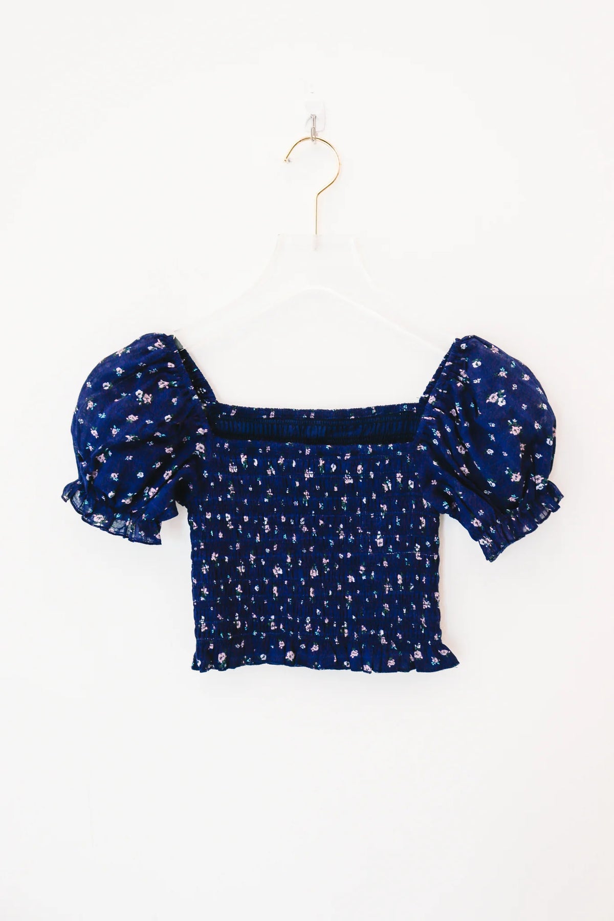 The Marlee Tween Top - Navy Floral