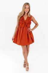 The Dani Dress - Burnt Orange
