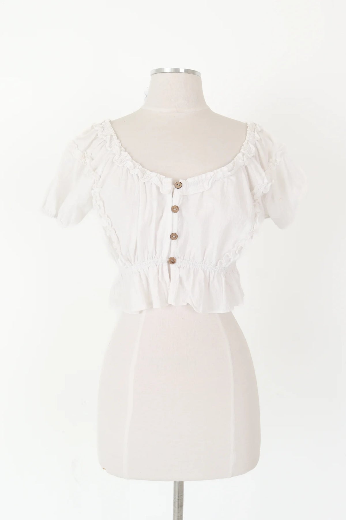 Cute And Cropped Top - White