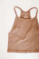 Next To Nothing Tank Top - Espresso