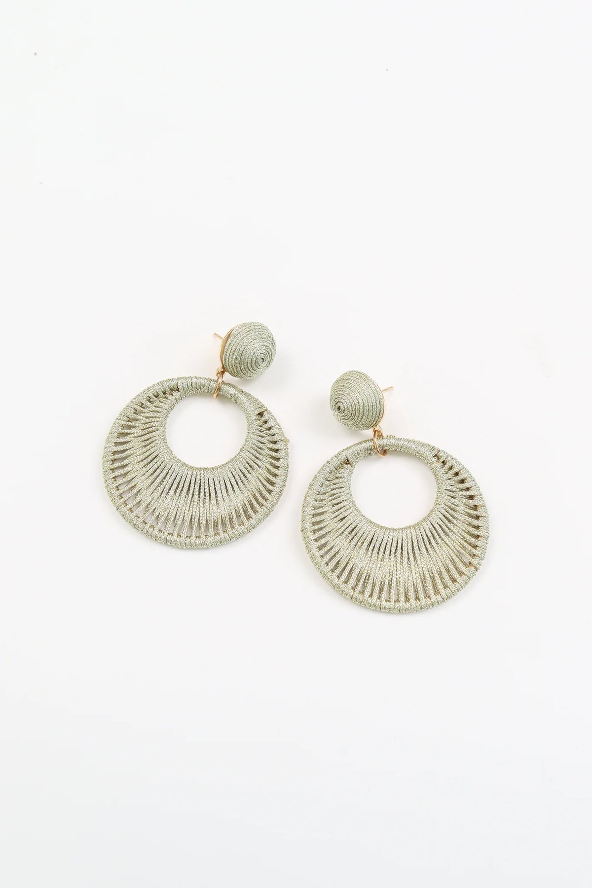 Party In Paraguay Earrings - Sage