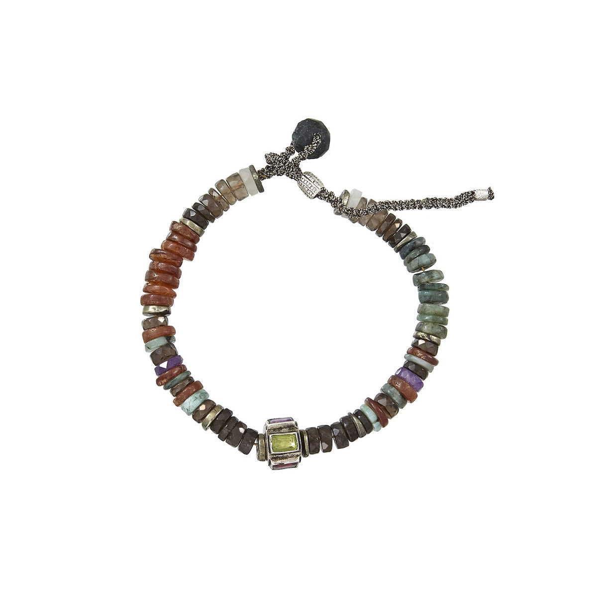 PRO - ANILA SILVER Bracelet Multicolore & perle multi-pierres