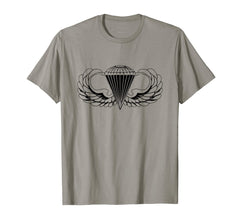 Us Army Parachute Wings Badge Airborne T-Shirt