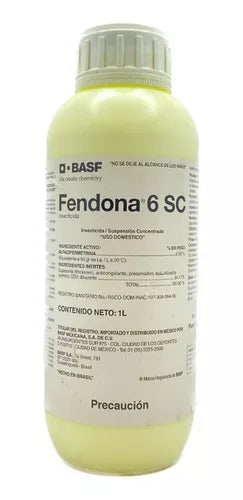 Fendona 6 Sc 1 Lt Alfacipermetrina para cucarachas, mosquitos, hormigas, moscas, chinches,  garrapatas
