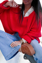 Pull Mohair Rouge