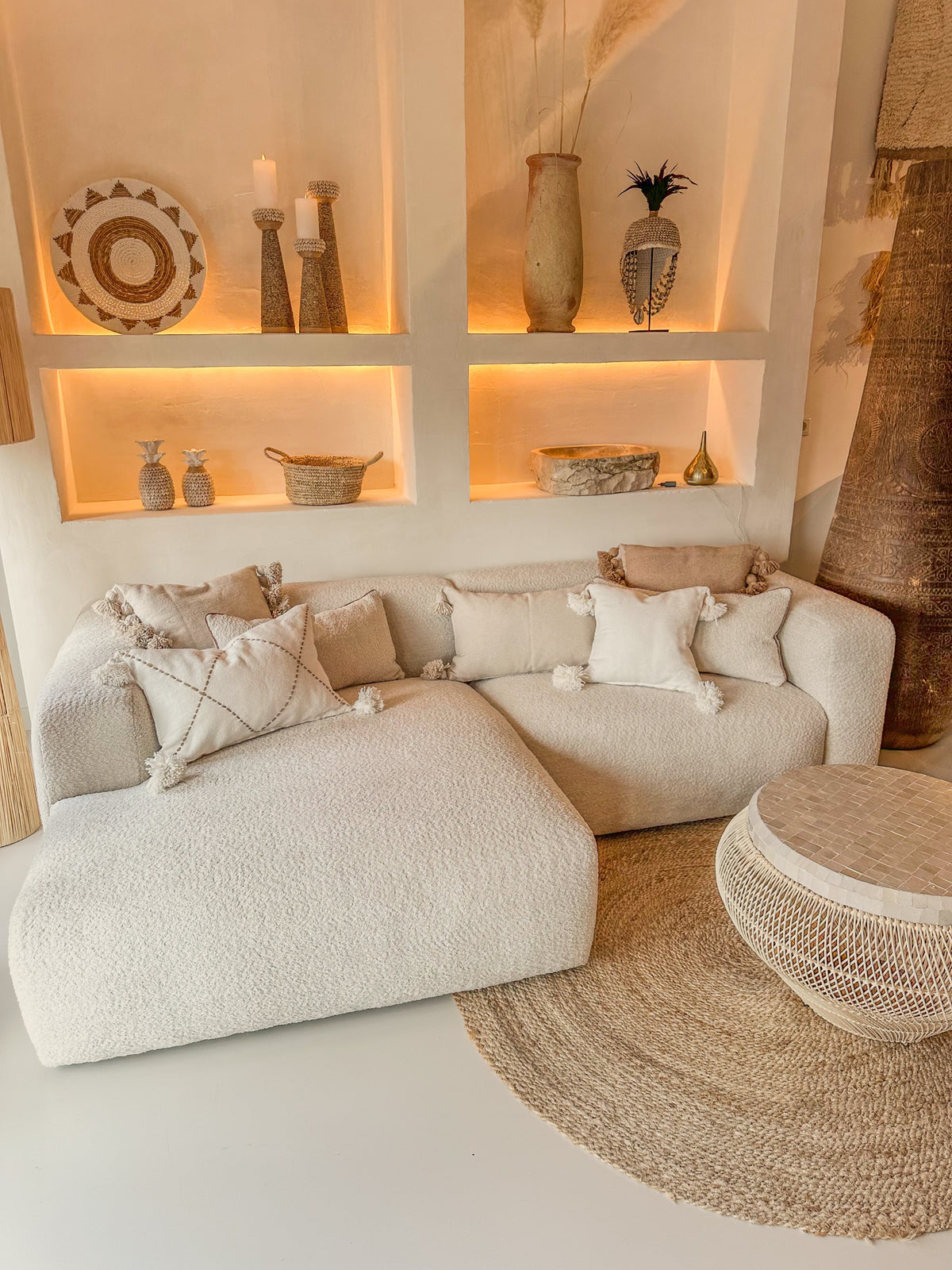 Loungebank Lizzy - Naturel