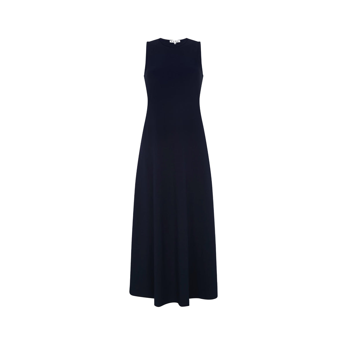 Jersey knit sleeveless maxi dress - Navy