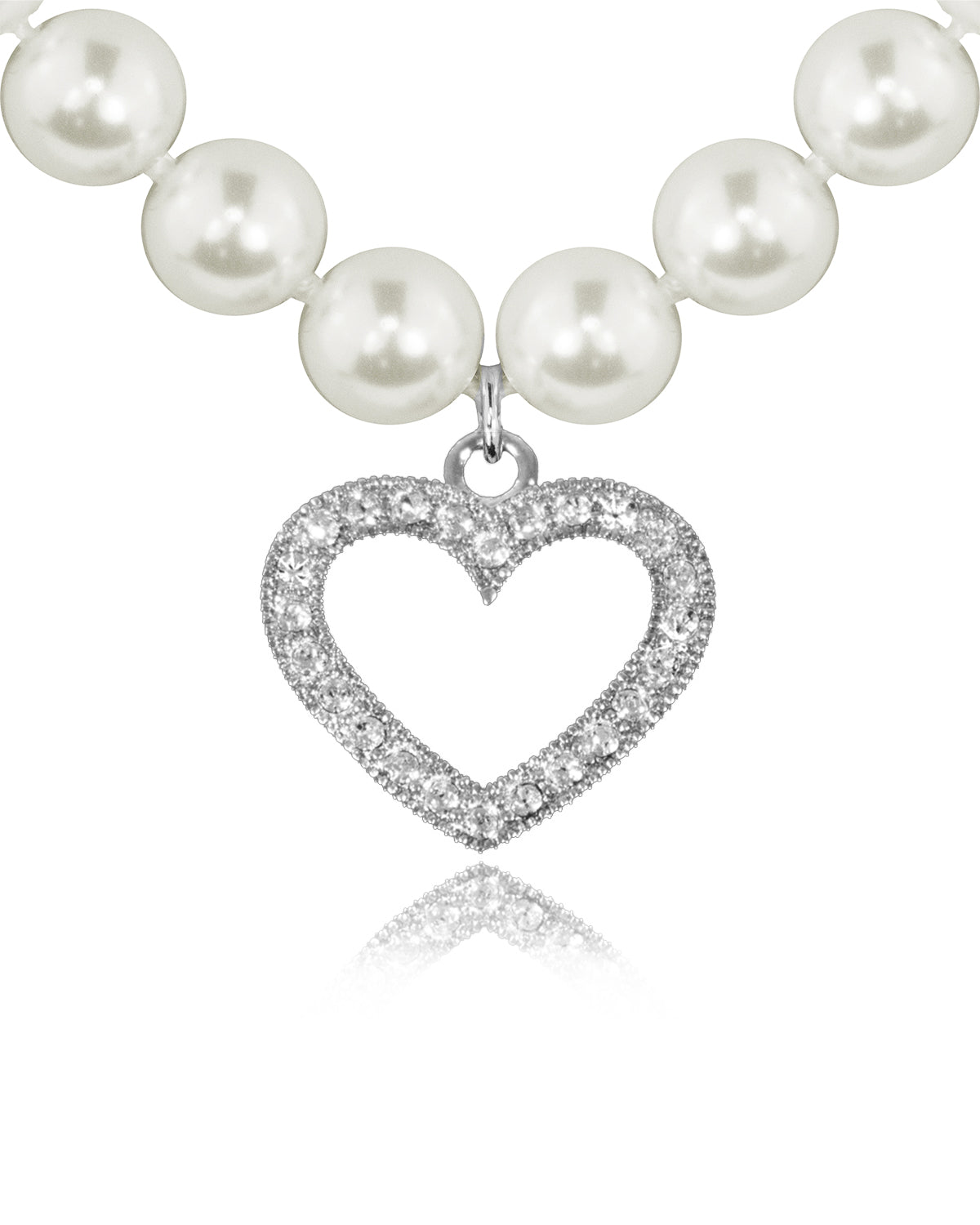 LUISIA Halskette "Phoebe" mit Kristallen von Swarovski | Kristall Creme