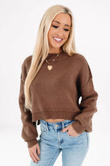 A Fall Classic Sweater - Brown