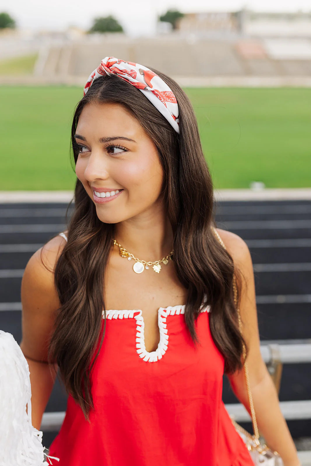 Gameday Headband - Red Boots