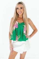 Welcome To The Jungle Top - Green