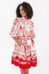 Derby Darling Dress - White