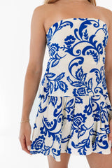 Lifeguard Duty Top - White/Blue
