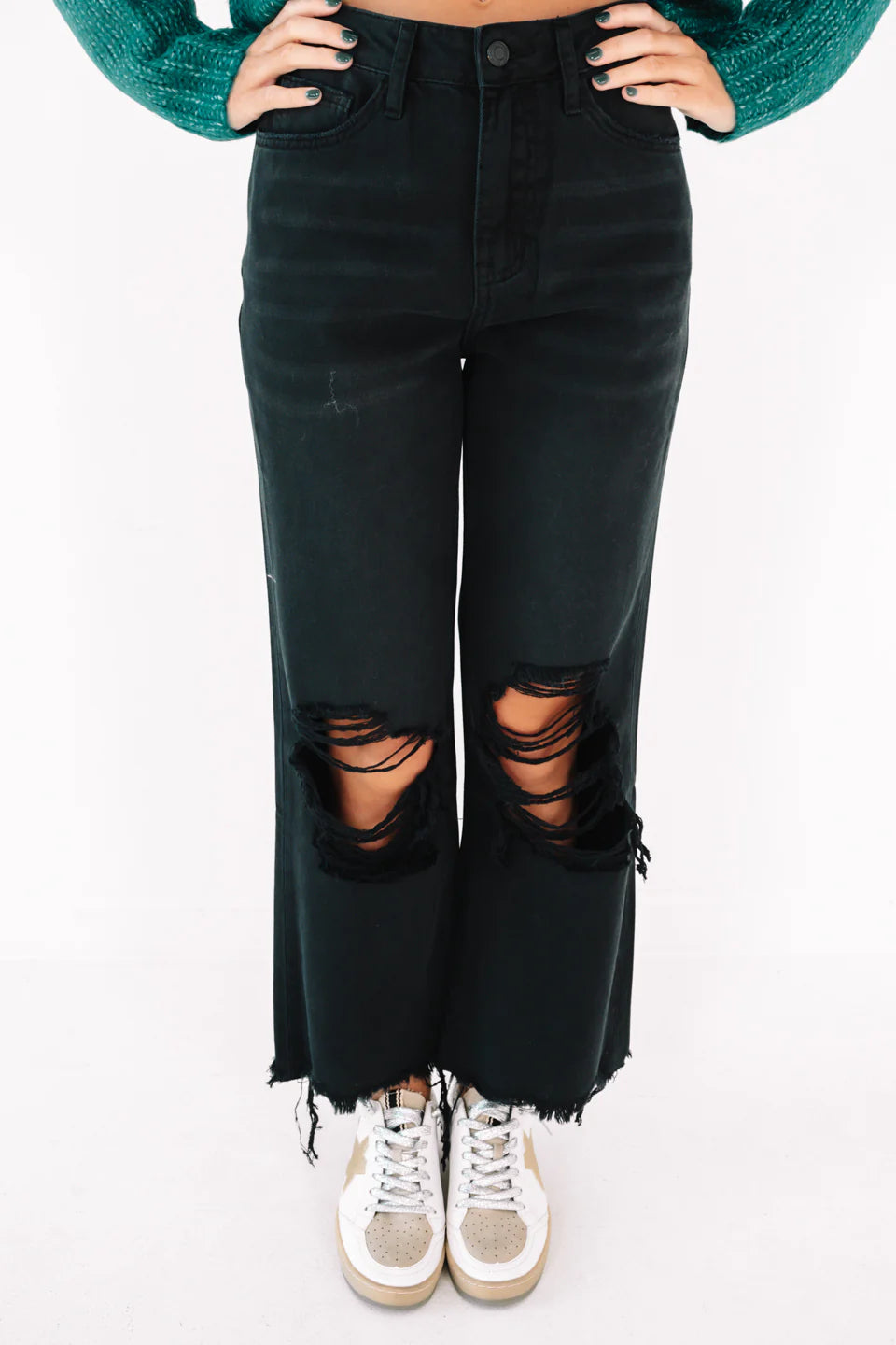 Hit The Town Jeans - Black