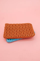 Out and About Clutch - Tan