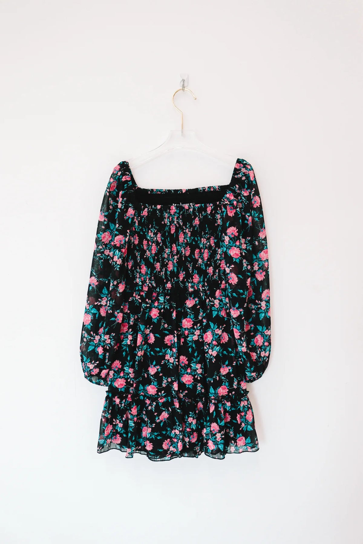 Flower Power Tween Dress - Black