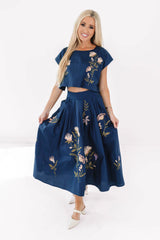 You Got It Girl Top - Navy