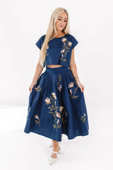 You Got It Girl Top - Navy