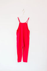 Go To Tween Jumpsuit - Hot Pink