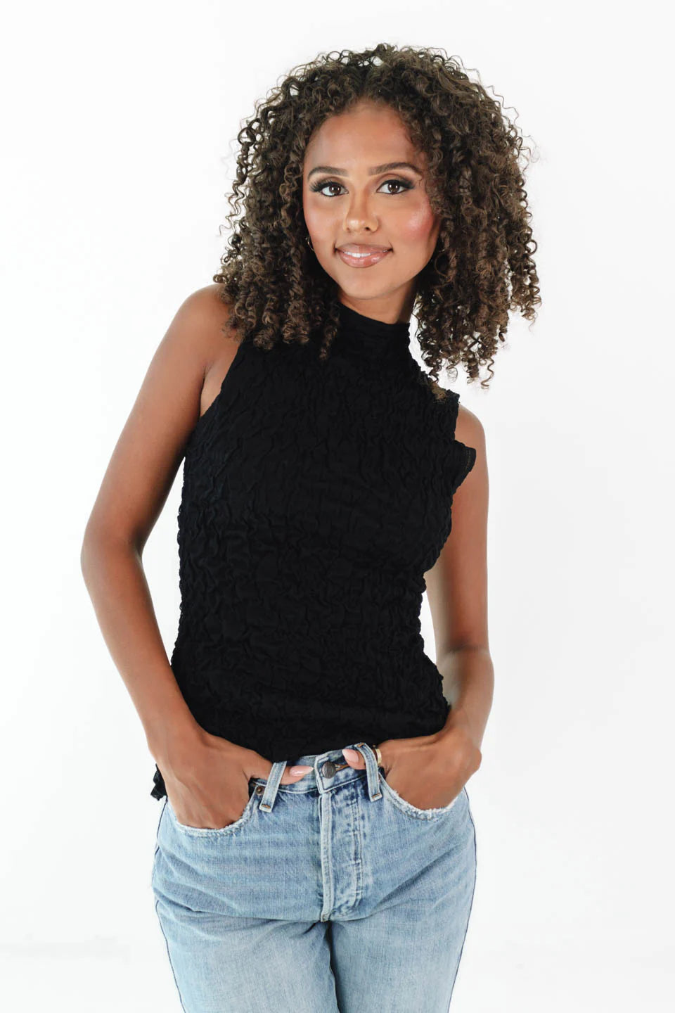 Second Chance Top - Black