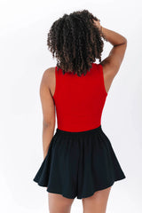 Back To Basics Bodysuit - Red