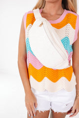 Come Along Fanny Pack - White