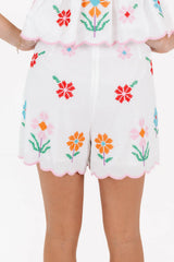 The Eloise Shorts - White