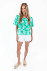 Call It Lucky Top - Green