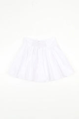 Popping Bubbles Tween Skirt - White