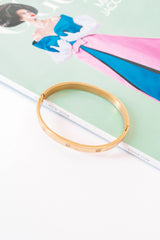 The Mini Corinne Bangle - Gold
