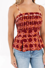 Autumn Breeze Top - Red