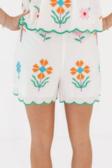The Tessie Shorts - White