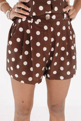 You're Spot On Shorts - Brown